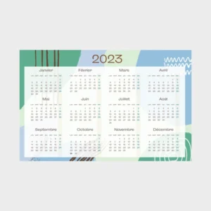 Calendriers magnétiques