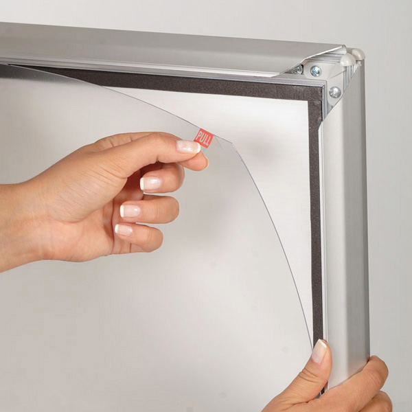 Présentoir A en aluminium