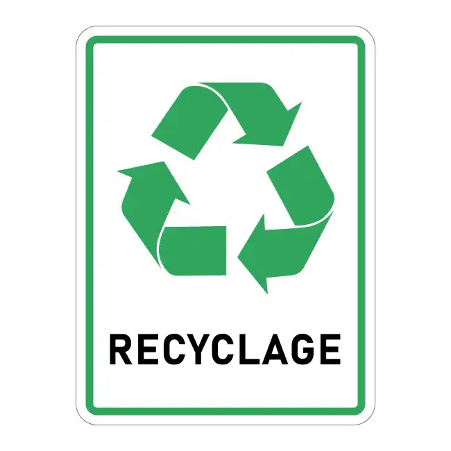 Affiche recyclage