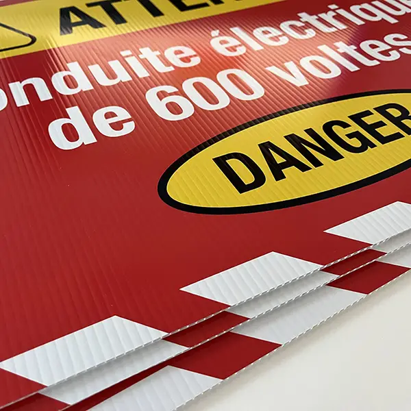 Affiche coroplast