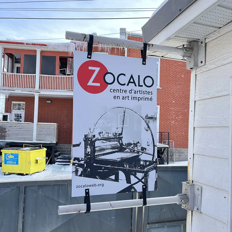 Enseigne en alupanel