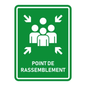 Affiche point de rassemblement
