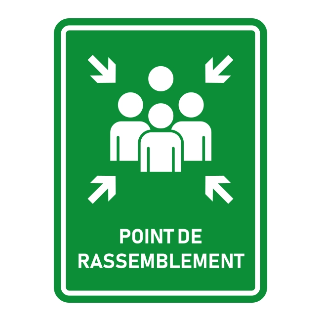 Affiche point de rassemblement