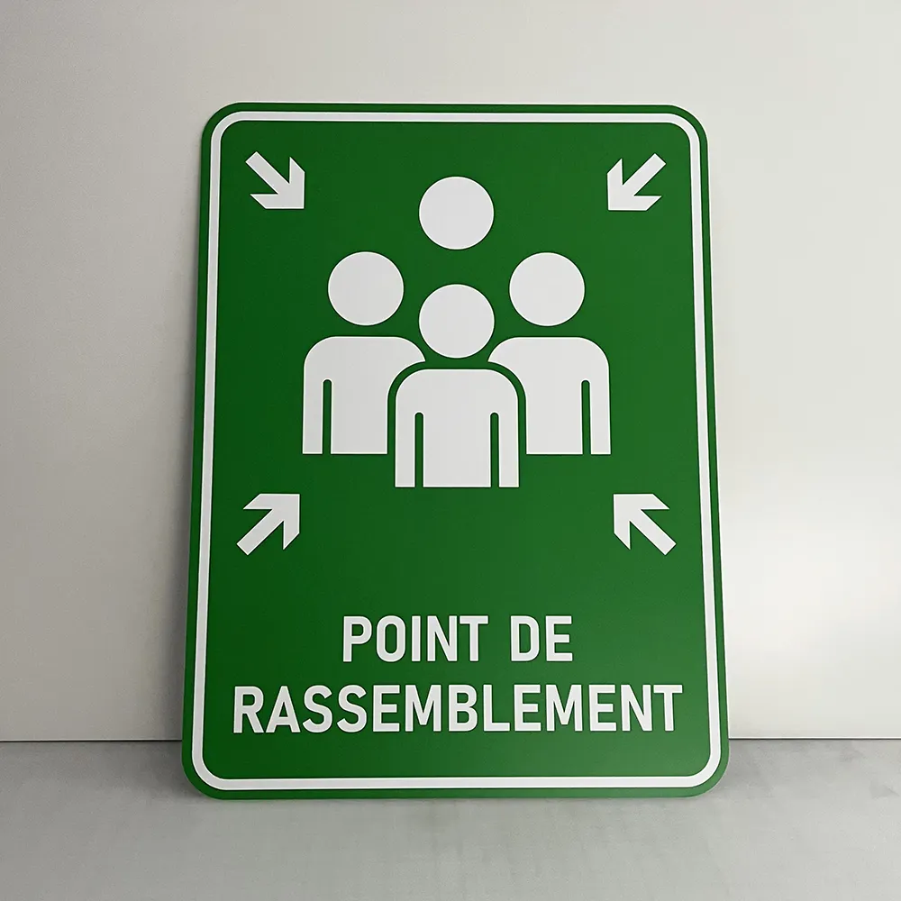 Affiche point de rassemblement