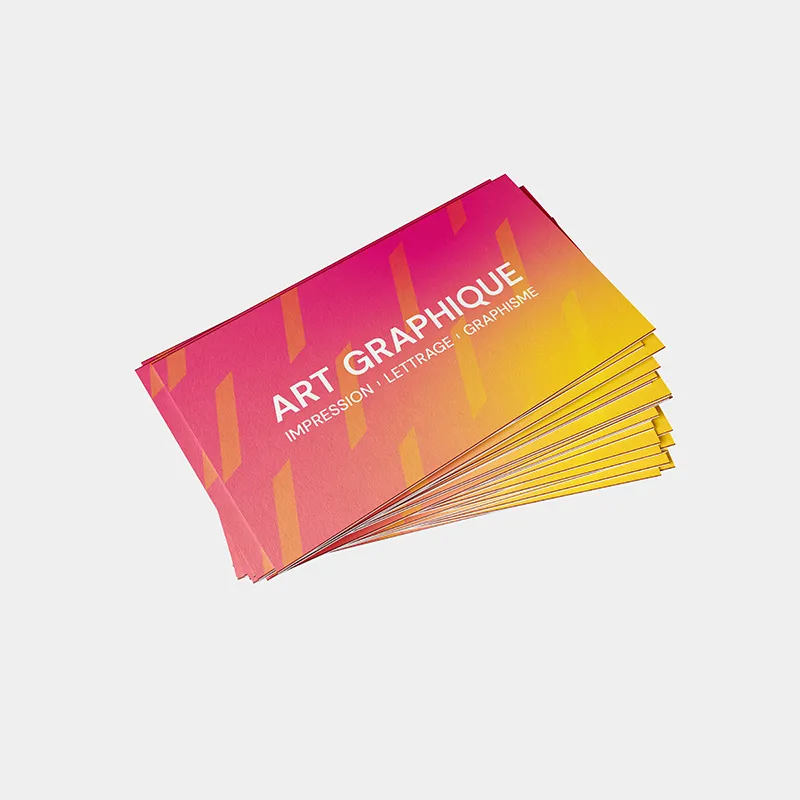 Cartes d'affaires recyclées