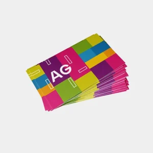 Cartes d'affaires recyclées