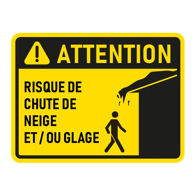 Chute de neige et glace