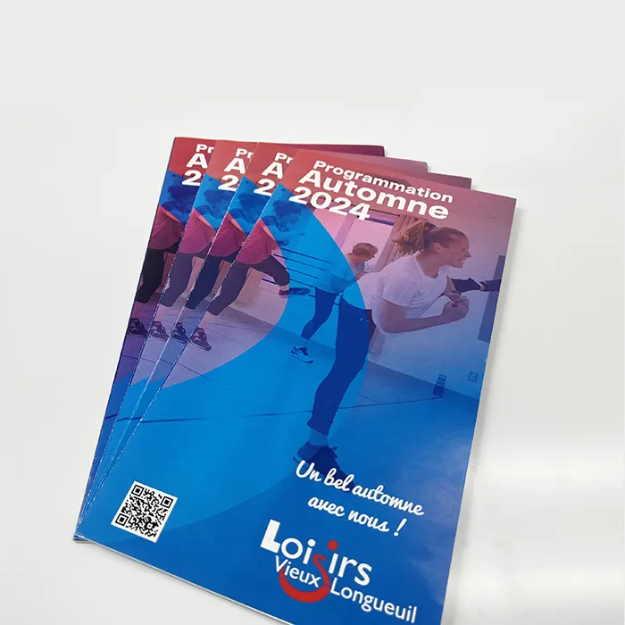Dépliant 3 volets loisir vieux Longueuil