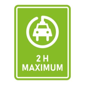 Borne de recharge 2h maximum