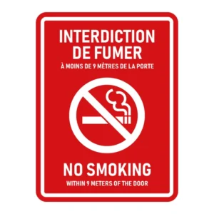 Interdiction de fumer