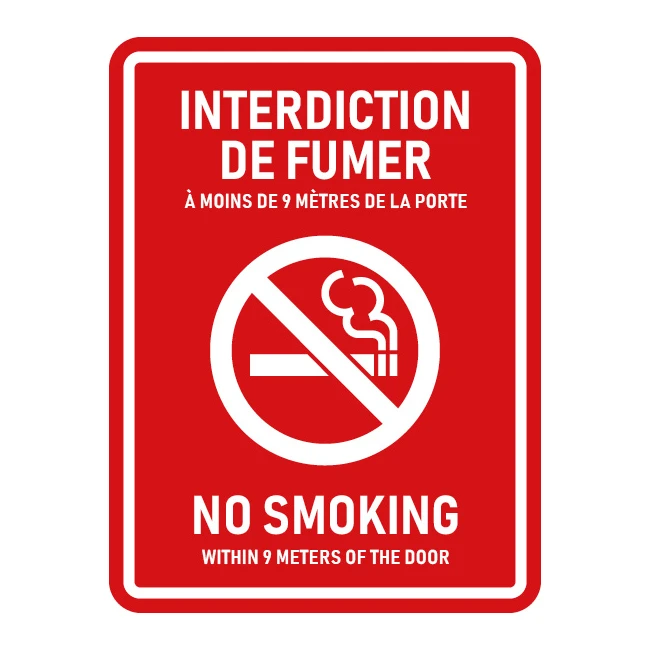 Interdiction de fumer