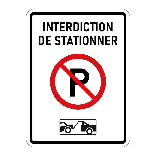 Interdiction de stationner