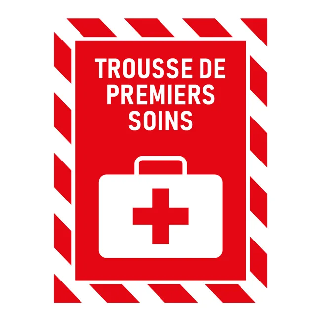 Affiche trousse de soins