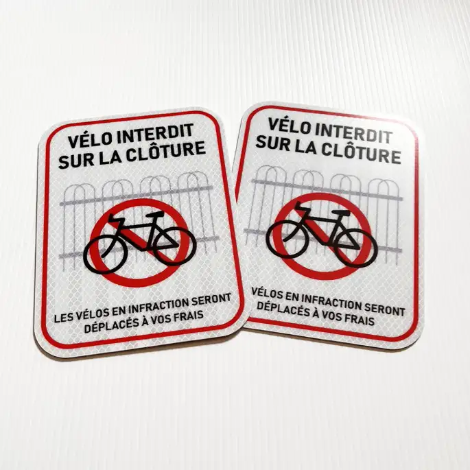 Vélo interdit sur la clôture – Image 2