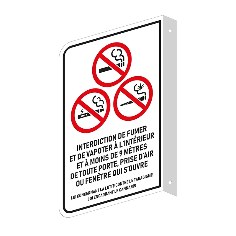 Affiche interdiction de fumer
