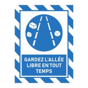 Gardez l’allée libre