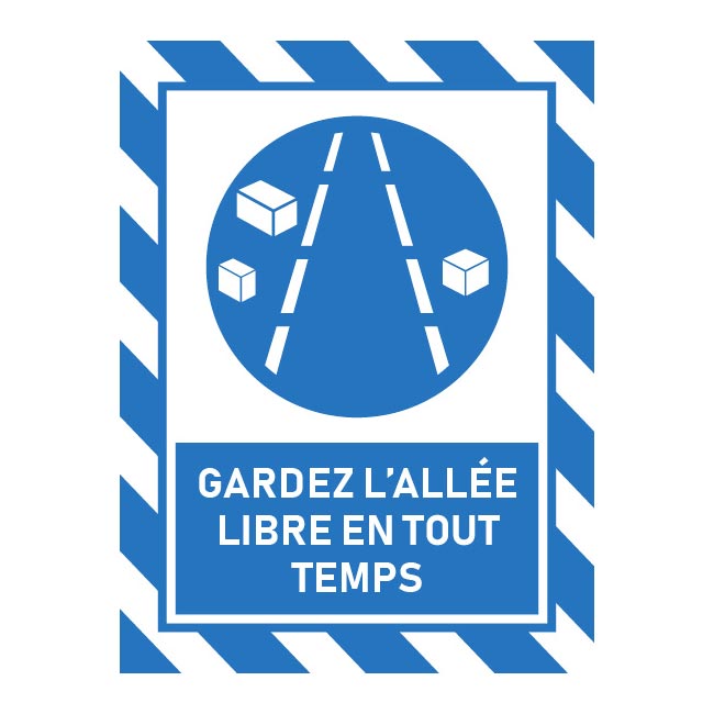 Gardez l’allée libre