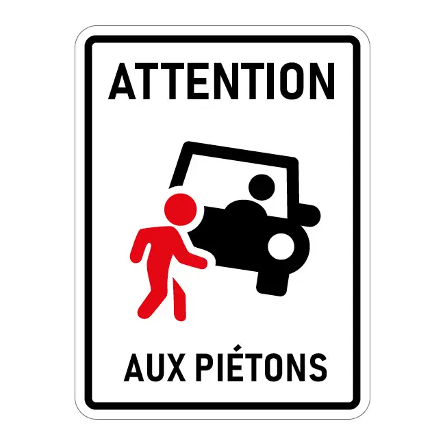 Attention piéton