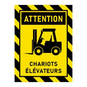 Attention chariots élévateurs