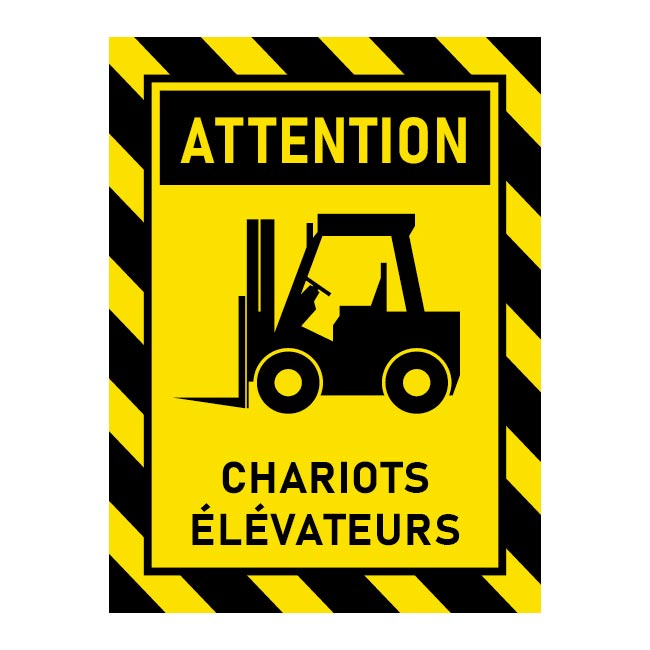 Attention chariots élévateurs