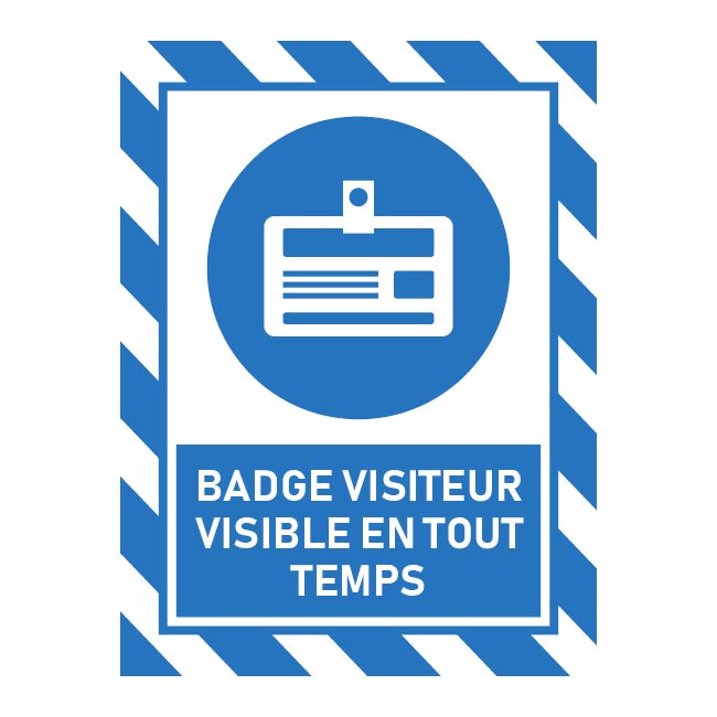 Badge visiteur