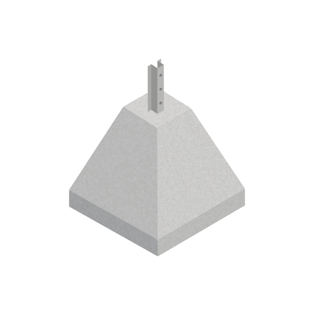 Base en béton