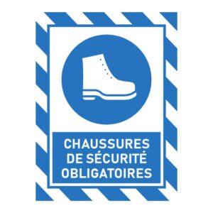 Chaussures de sécurité obligatoires