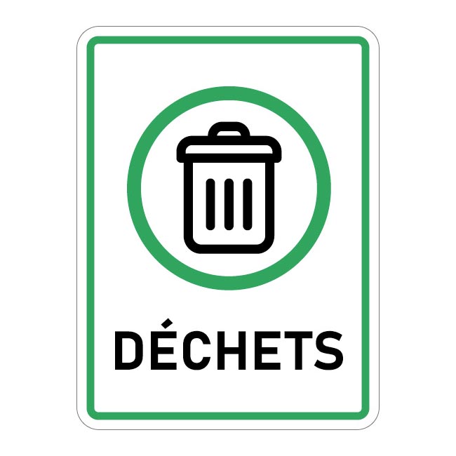 Affiche déchets