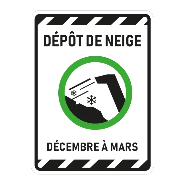 Dépôt de neige
