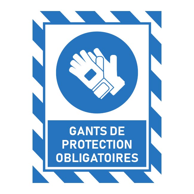 Gants de protection obligatoires