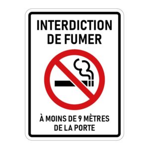 Interdiction de fumer