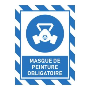 Masque de peinture obligatoire