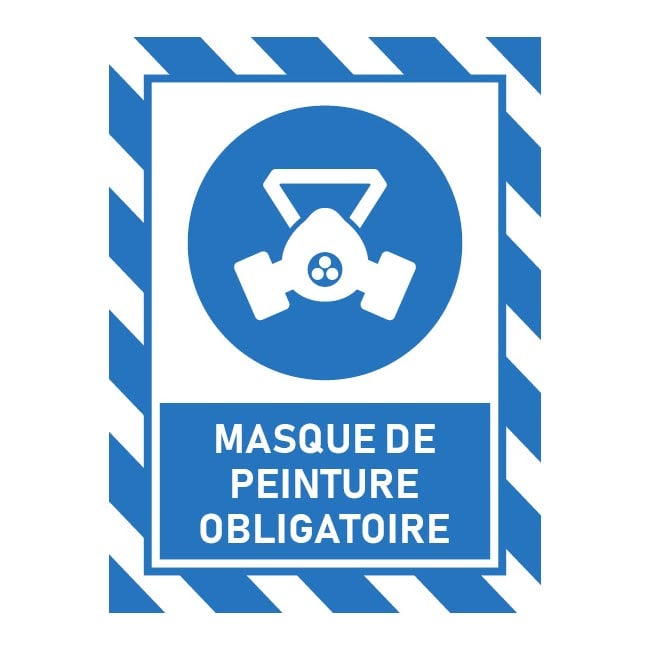 Masque de peinture obligatoire