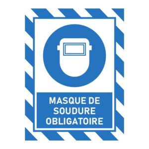 Masque de soudure obligatoire