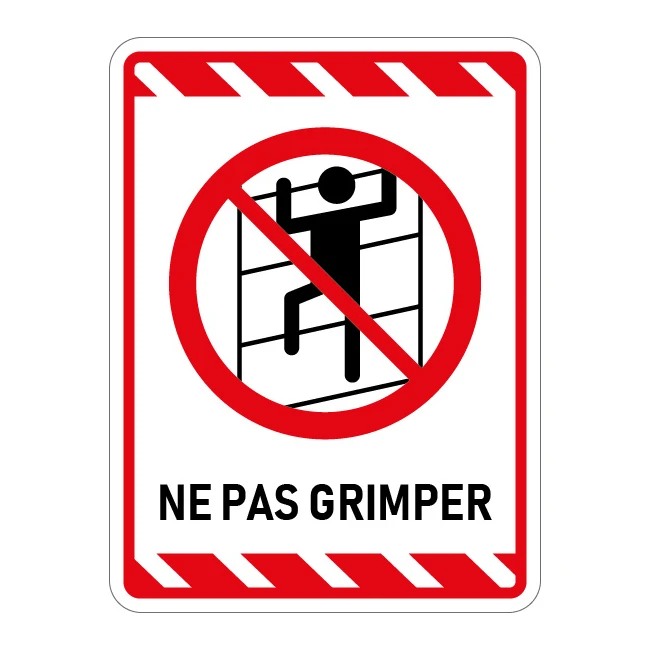 Ne pas grimper
