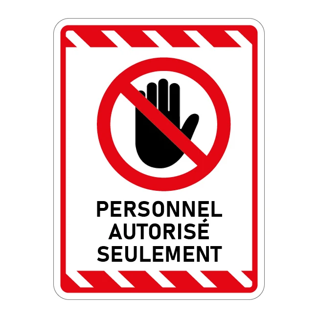 Personnel autorisé seulement