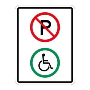 Stationnement réservé aux handicapés