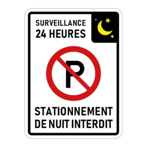 Stationnement de nuit interdit