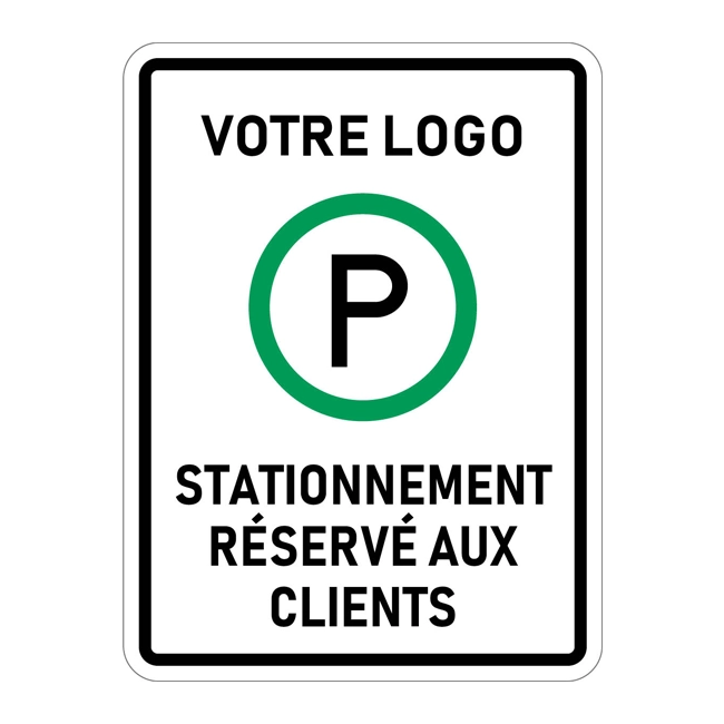Stationnement réservé aux clients