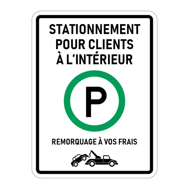 Stationnement pour clients