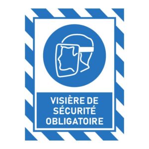 Visière de sécurité obligatoire