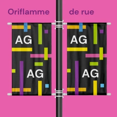 oriflamme de rue